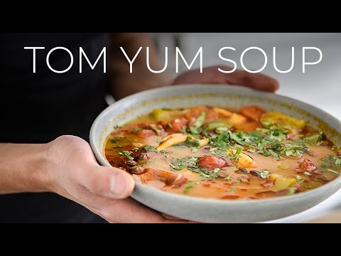 This easy recipe puts the 'YUM' IN TOM YUM SOUP