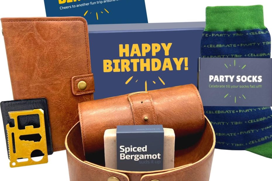 Amazon.Com: Happy Birthday Gift Box For Men, Unique Gifts For Him, Man  Basket Set Ideas, Manly Presents For Dad, Husband, Brother, Son, Boyfriend,  Friend, Male, Coworker: Home & Kitchen