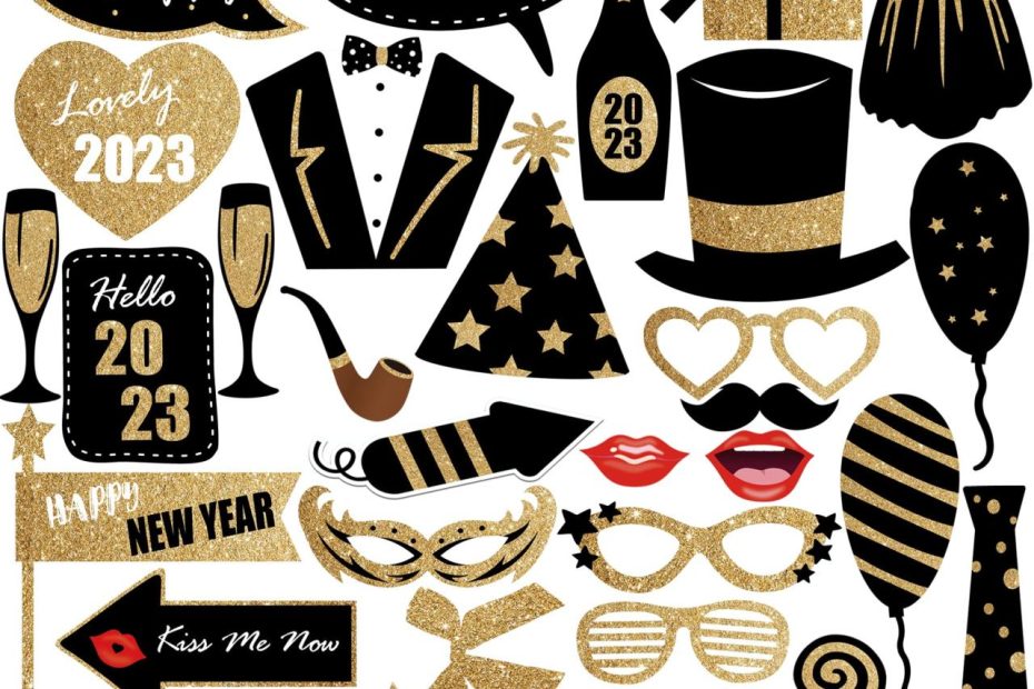 Amazon.Com: New Years Eve Photo Booth Props 2023 - Pack Of 32, Happy New  Years Props 2023 | Happy New Year Decorations 2023 | New Years Eve Party  Supplies 2023 | New