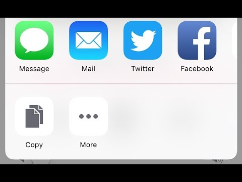 How-To Edit Iphone Share Menu Icons In Ios 12 - Youtube