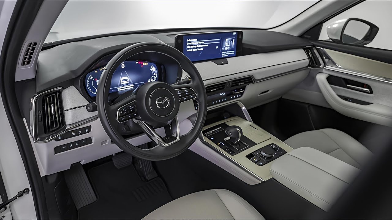 All New Mazda Cx-60 Interior - Youtube