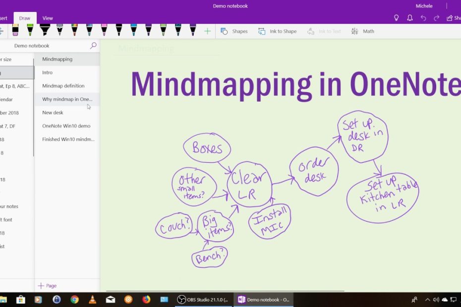 Mindmapping In Onenote - Youtube
