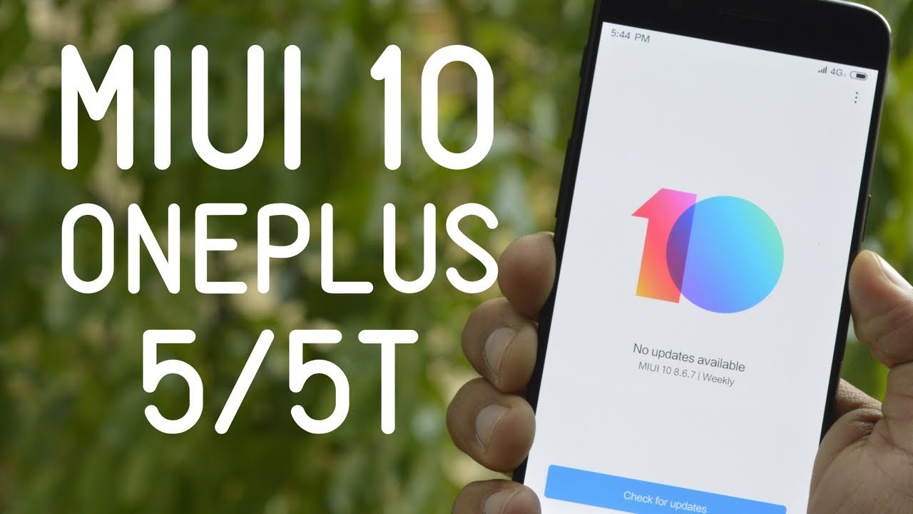 Miui 10 For Oneplus 5/5T With Google Play Services!!! - Youtube