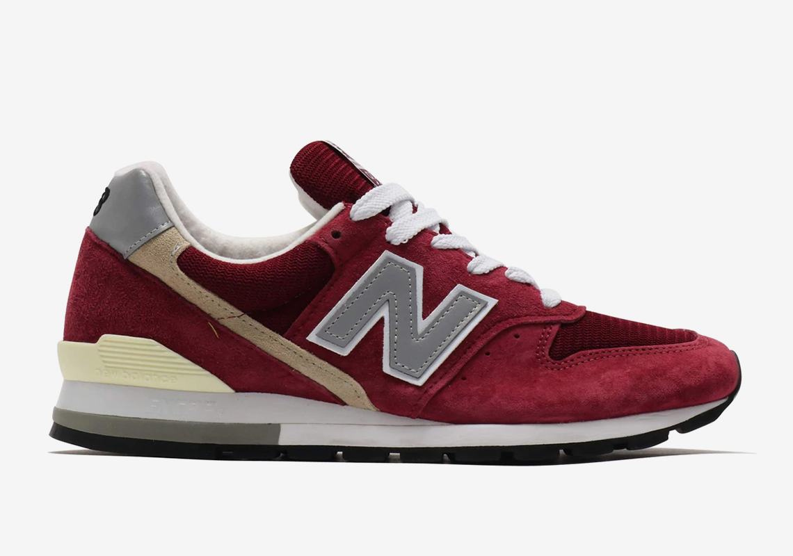 New Balance 996 Made In Usa Black + Red | Sneakernews.Com