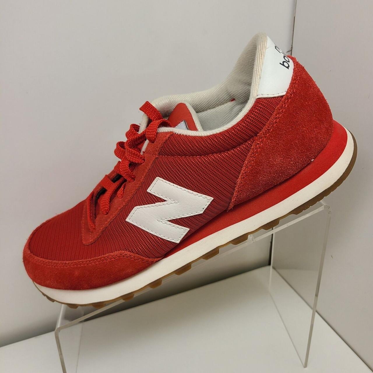 New Balance 501 Red Suede Sneakers Ml501Cvb Mens Size 8 | Ebay